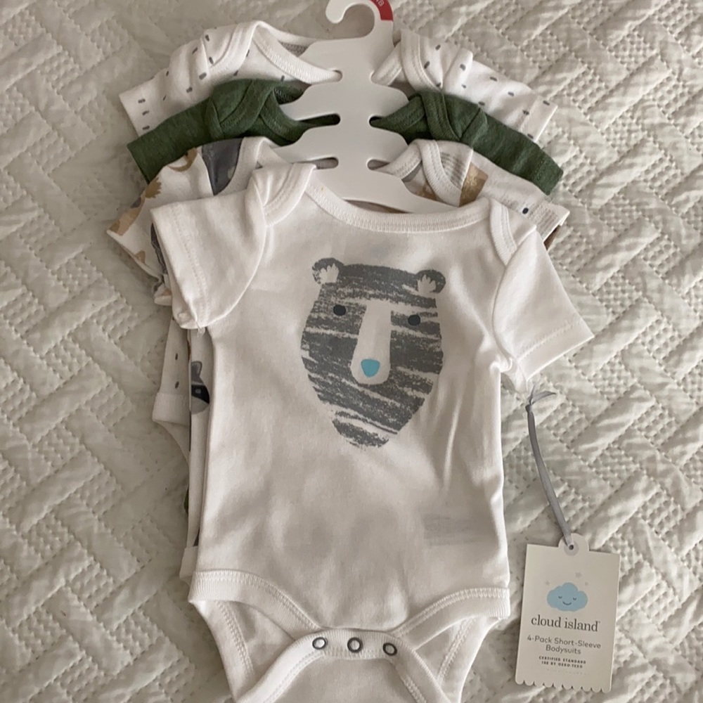 NWT neutral newborn short-sleeve onesies